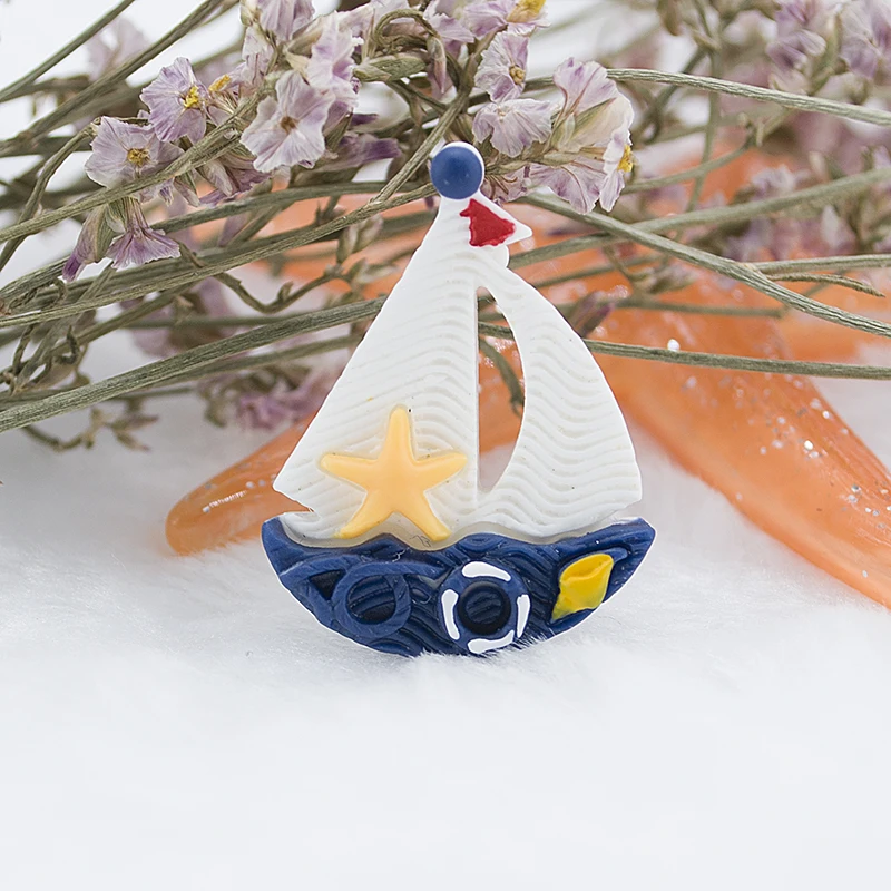 

Миниатюрные кабошоны из смолы Yiyideco 8 шт.