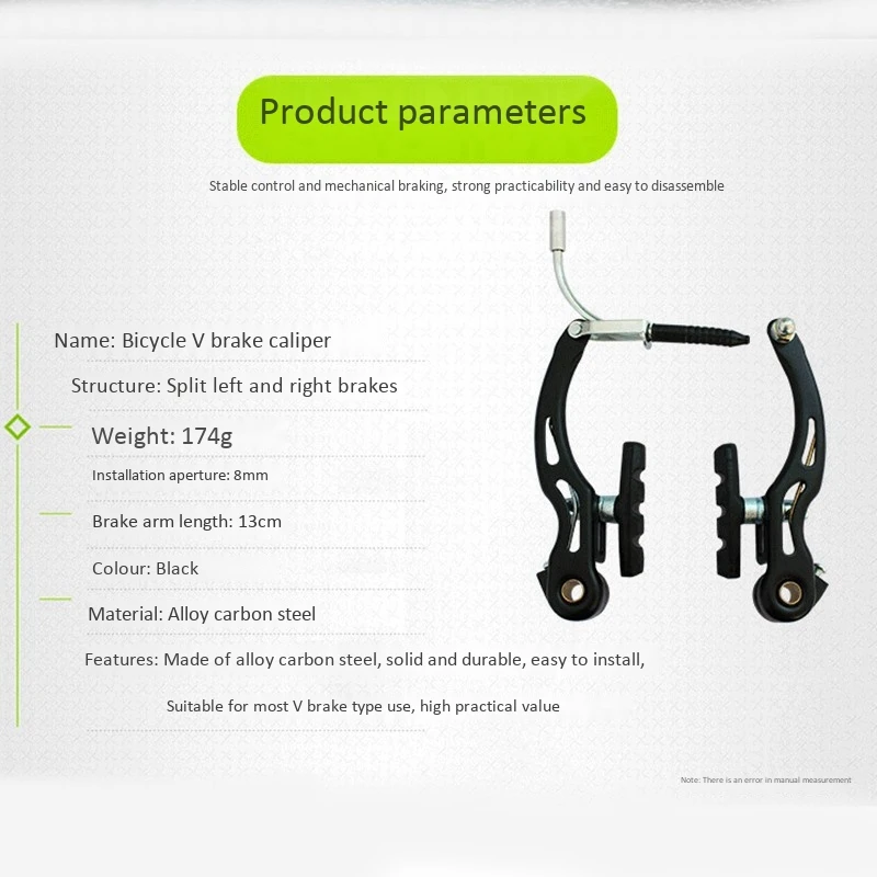 

Bike V Brakes Kit for Most Bicycle Road Bike MTB BMX Bicycle Brake Pads