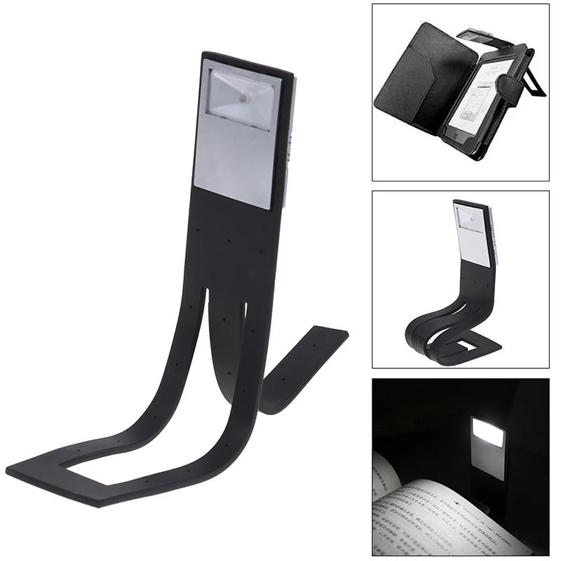 

Book Light Portable LED Eye Protection Travel Reading Lamp Clip Folding Acrylic Environmental