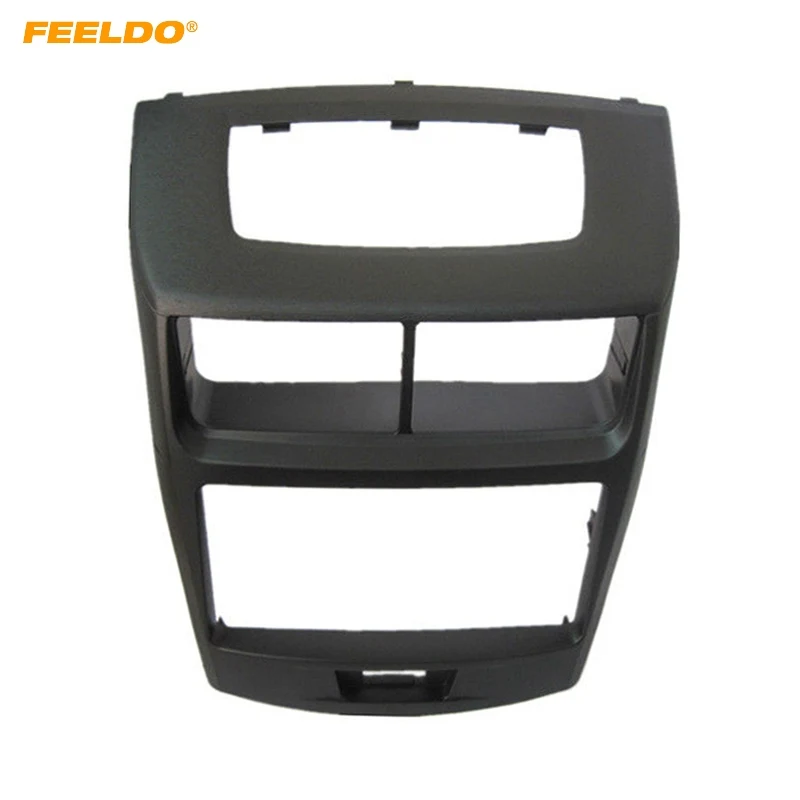 

FEELDO Car 2Din Stereo Audio Fascia Frame Plate for Toyota Avanza 2012 CD/DVD Player Face Dash Frame Mount Kit #HQ4905