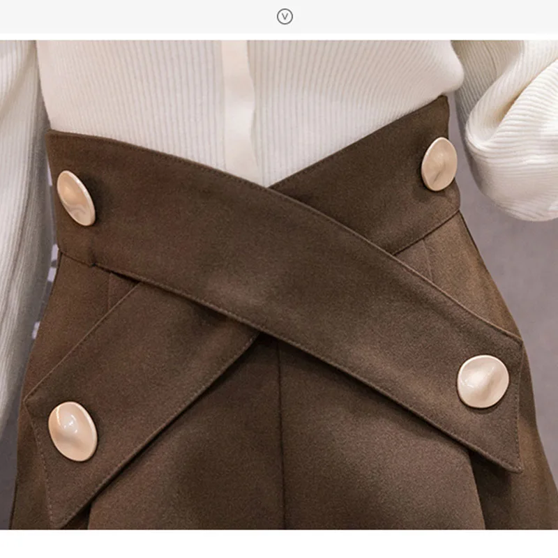 Шорты женские шерстяные с поясом теплые зимние утепленные завышенной талией