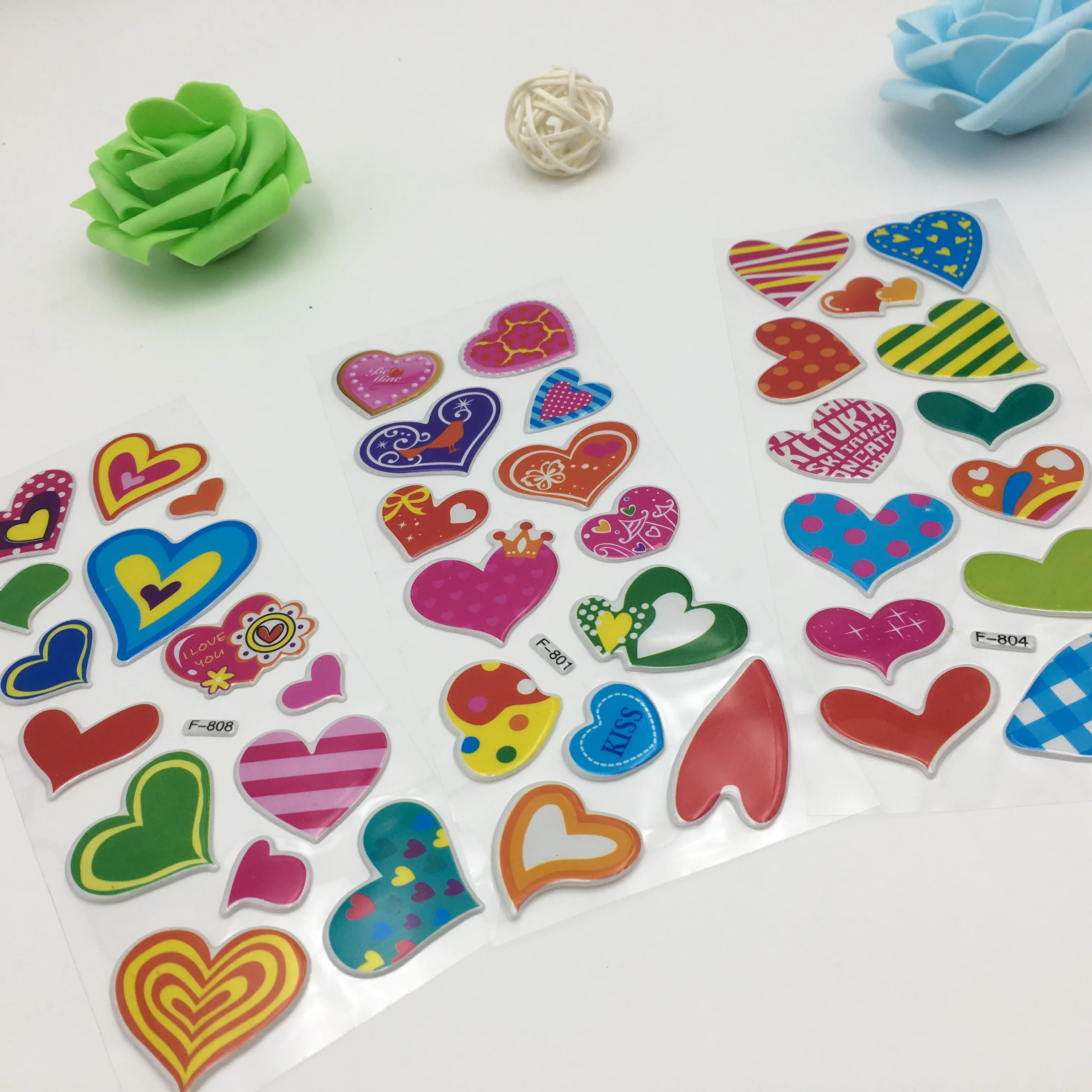 50 листов/партия Мини мультфильм выпуклые наклейки дети одеваются животных