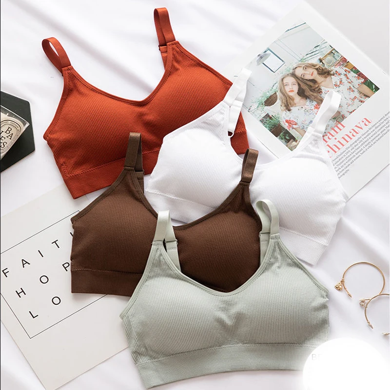 

EuerDoDo Bra Girls Underwear Push Up Tops Crop Teens For Girls Bra Solid Breathable Crop Tops Camisole Vest Casual Clothes