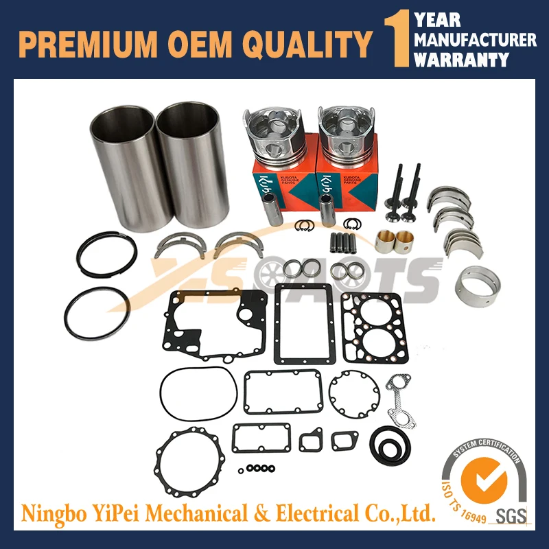 

ZB600 STD капитальный Ремонтный комплект для двигателя Kubota Z600 B4200 тракторный поршень ring