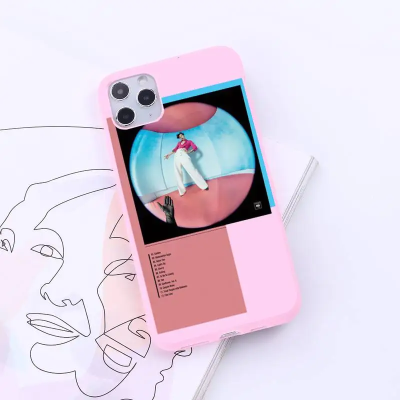 

Harry Styles love on Tour 2020 Phone Case Candy Color for iPhone 6 7 8 11 12 s mini pro X XS XR MAX Plus