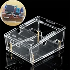 Прозрачный акриловый чехол Корпус Корпуса для тестера транзисторов GM328 Mega328 M328 измеритель емкости ESR набор сделай сам (только чехол)