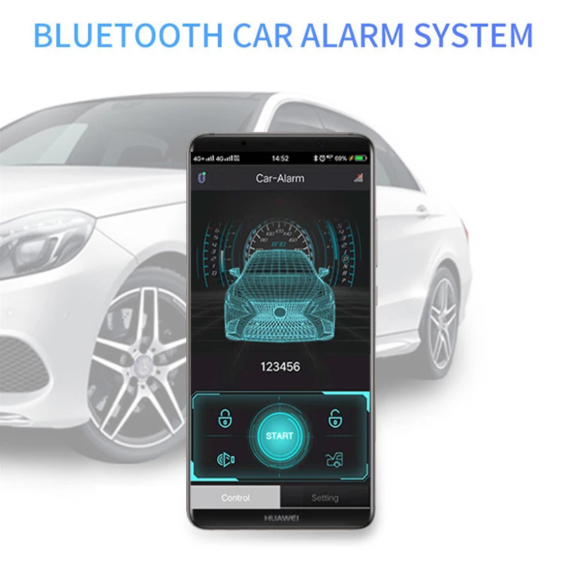 С дистанционным управлением по Bluetooth Управление двери автомобиля система входа без ключа Универсальный PKE
