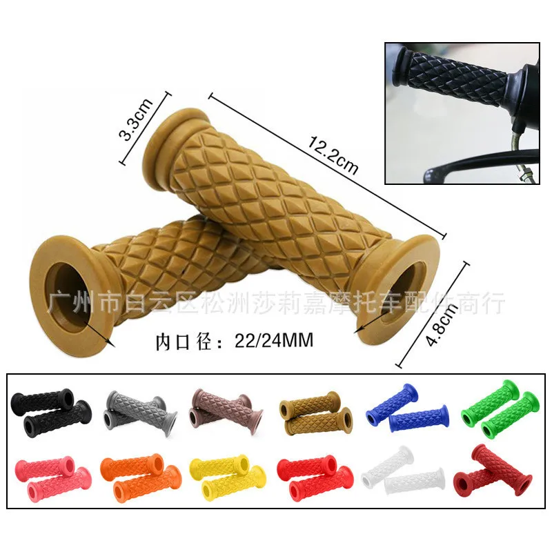 Ретро moto grip классические детали для скутера винтажные 7/8 &quot22 мм мотоциклетные