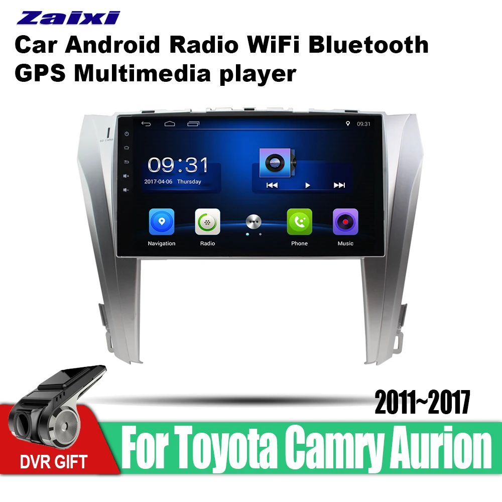 Для Toyota Camry Aurion 2011 2012 2013 2014 2015 2016 аксессуары Android автомобильный мультимедийный