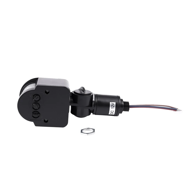 Открытый 12V DC Автоматический инфракрасный PIR датчик движения переключатель для