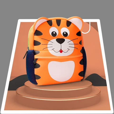 2020 Новый 3D животных для детей от двух до восьми рюкзаки с фирменным дизайном для маленьких мальчиков и девочек рюкзак для детей ясельного возраста, неопрен школьные сумки для детского сада из мультфильма для сумки рюкзака