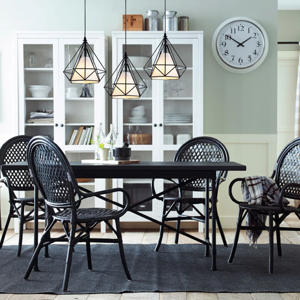 Современный подвесной светильник с бриллиантами винтажная металлическая люстра