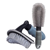 auto wheel tire soft hair brushes set car vehicle auto detailing cleaning rim wash cleanning tools car accessories