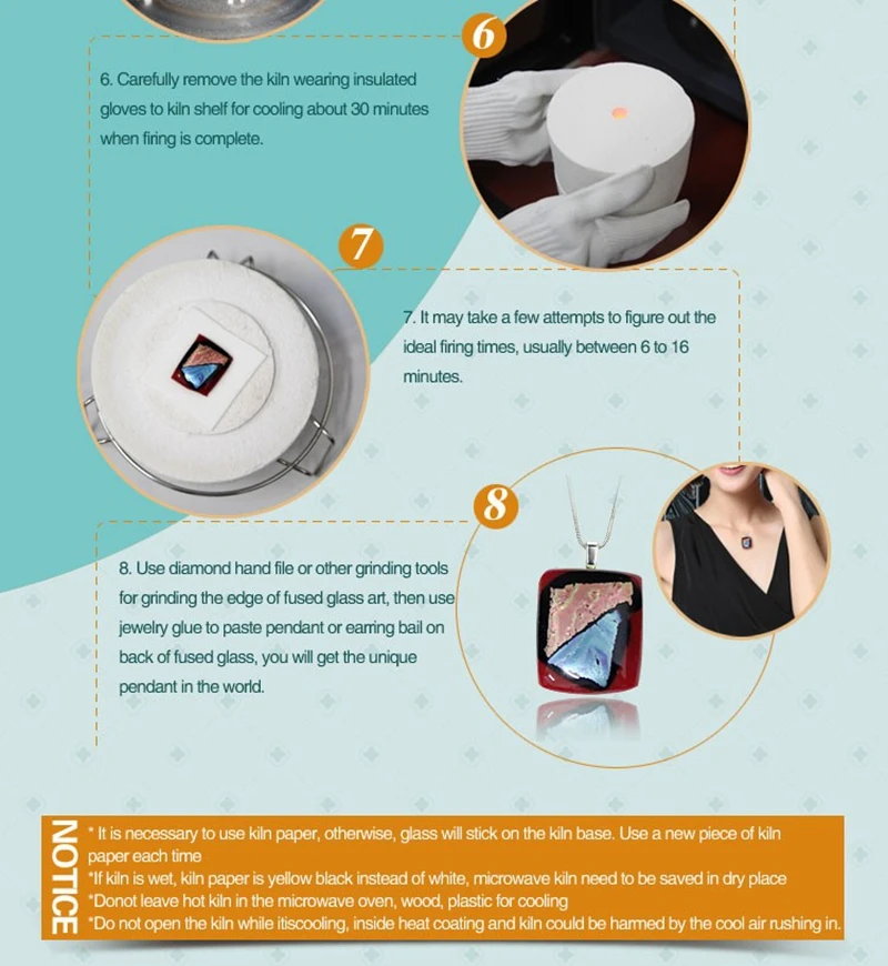 Принадлежности для шитья DIY ювелирные инструменты, принадлежности для изготовления большой микроволновая печь для обжига, набор плавных стеклянных печей для керамические аксессуары