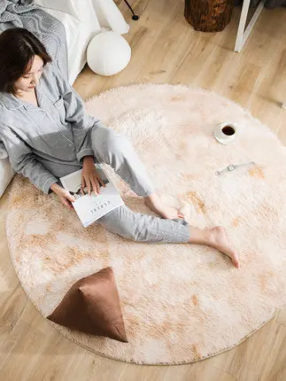 

Round Carpet Bedroom Tatami Nordic Style Living Room Home Mat