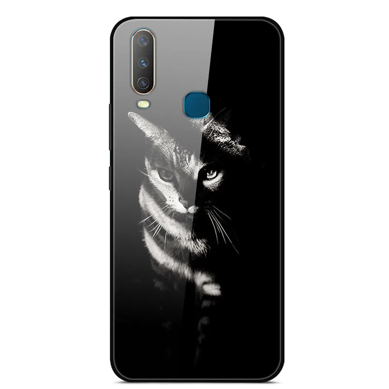 as photo 37 Чехол из закаленного стекла для Vivo Y17, чехол, жесткая задняя крышка для Vivo Y15, чехол для Vivo Y12, чехол из ТПУ, бампер для Vivo Y3, чехол, Funda - Цвет: as photo 37