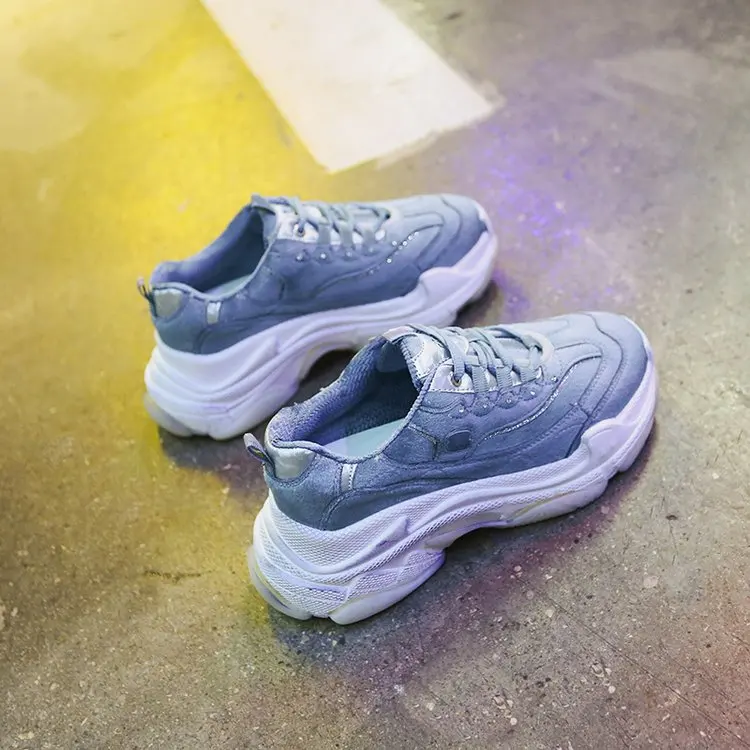 Женская повседневная обувь на плоской подошве удобные дышащие кроссовки