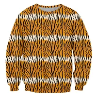 new tiger skin 3d full print sweatshirt men casual pullover fashion hip hop sportswear oversize custom autumn tracksuit coat 5xl