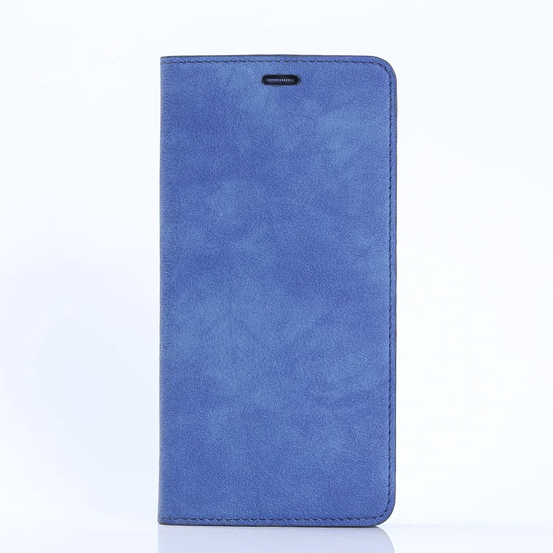 Флип-чехол для телефона для Xiaomi 5 5S 8 9 9T A1 A2 A3 Lite max3 Poco F1 из искусственной кожи для телефона Redmi 6 Note 7 7A 4 4X5 6A Pro Plus чехол - Цвет: Blue