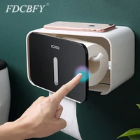 toilet paper holder drill free wall mounted soap roll paper rack wc toilet stand multifunction household bathroom accessories