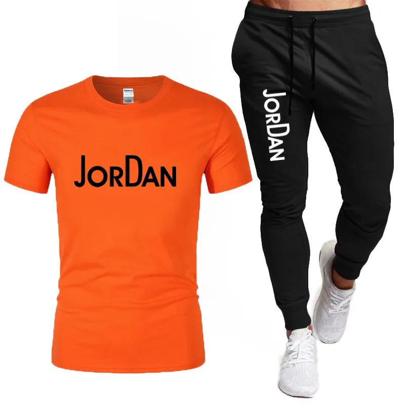 

Minghan Apparel 2021 New Round Neck Suit Cotton + Pure Polyester Fashion Sports Suit Handmade Spring And Summer Clothing