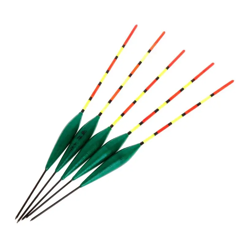 5 шт./компл. рыболовный поплавок флуоресцентный хвост зимняя рыбалка снасть для