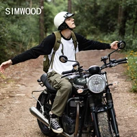simwood 2021 autumn new contrast color raglan sleeves t shirts men 100 cotton long sleeve basic tops tshirt pullovers