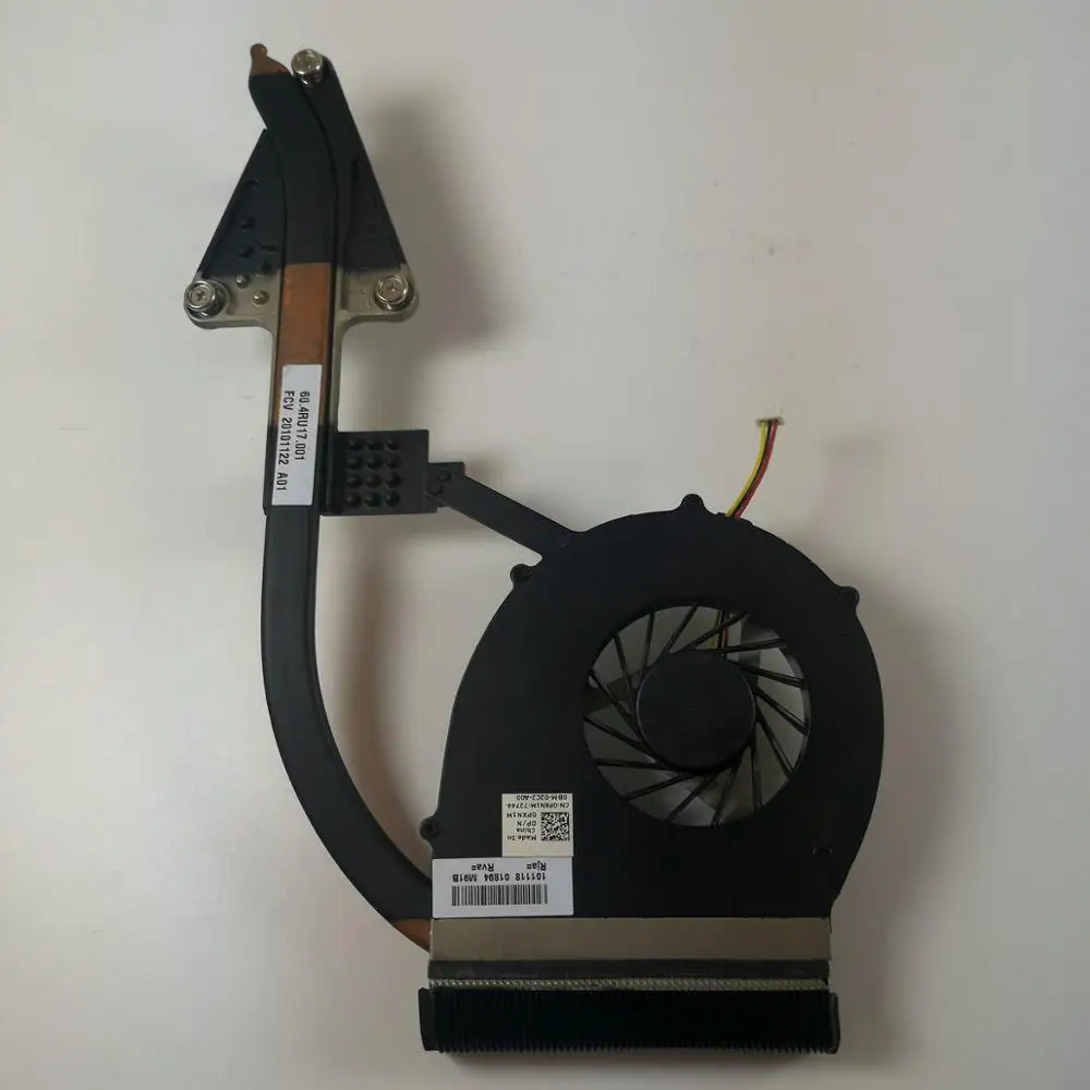 Новый оригинальный ноутбук Процессор радиатора Вентилятор охлаждения для Dell Vostro