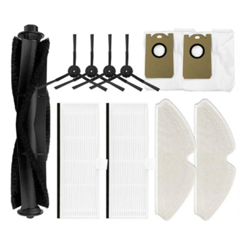 

Hepa Filter Main Side Brush Mop Cloths Rag Dust Bag Replacement For Uoni V980 Plus Robot Vacuum Cleaner Spare Parts