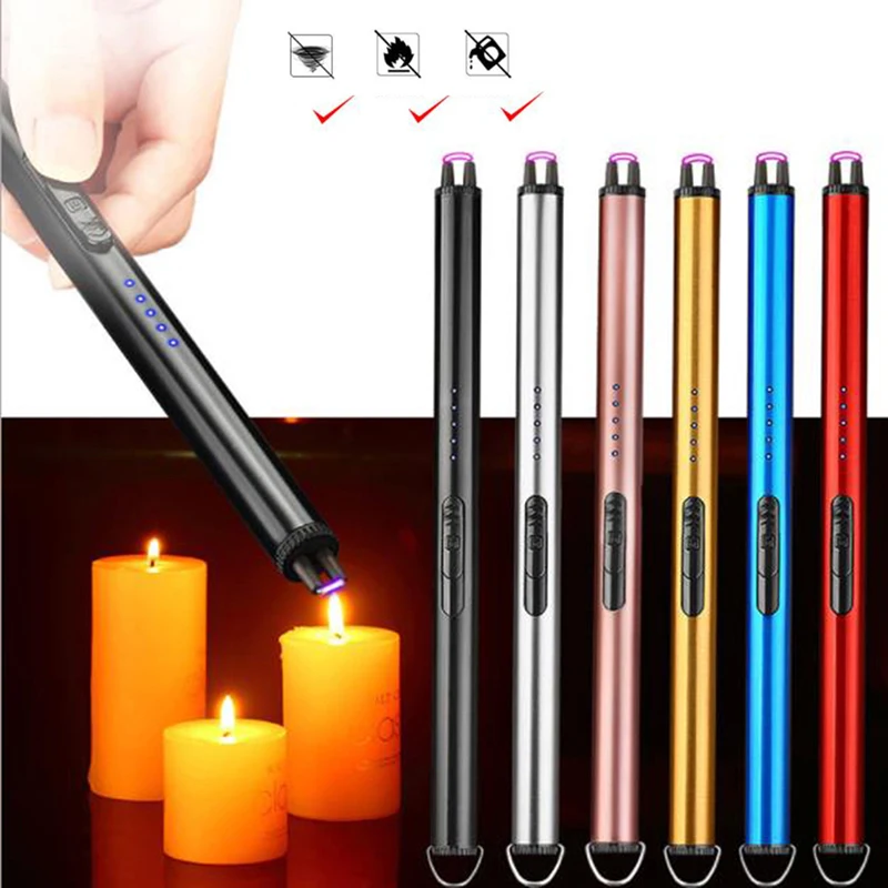 Зажигалка с USB-зарядкой плазменная электрическая импульсная зажигалка кухонные