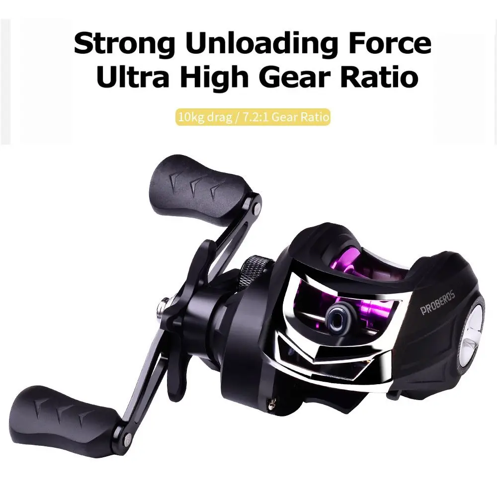 

Drag Fish Wheels 72:1 Gear Ratio Magnetic Brake Reel Fishing Reel Luya Accessories Baitcasting Reels Angling Supplies