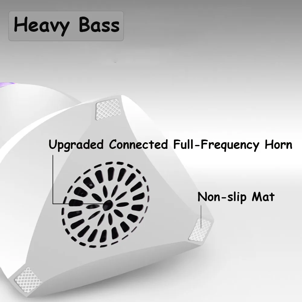 

Wireless Bluetooth Speaker with Built in Microphone and RGB Flashing LED LIGHT for DJ Club/ Disco/ Party/ Gift,USB Music Project