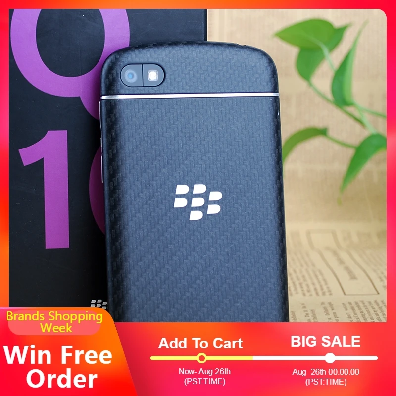 Оригинальный разблокированный мобильный телефон Blackberry Q10 3g 4G сеть 8.0MP
