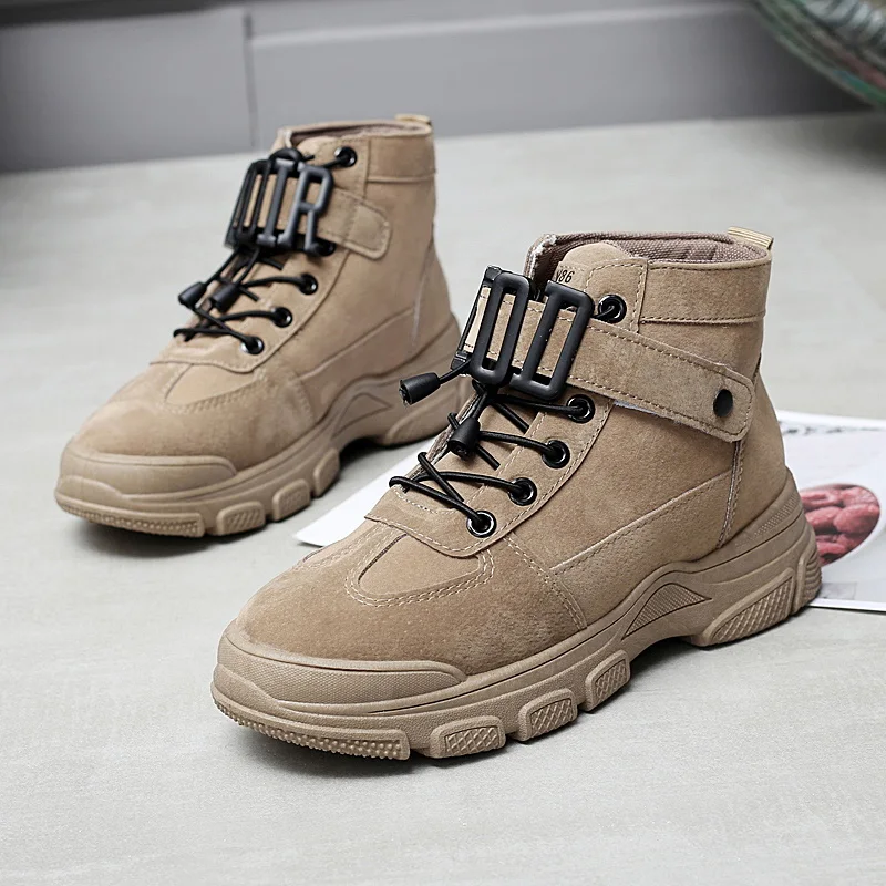 British wind high to help Martin boots women's models wild short handsome locomotive old shoes cool punk | Обувь