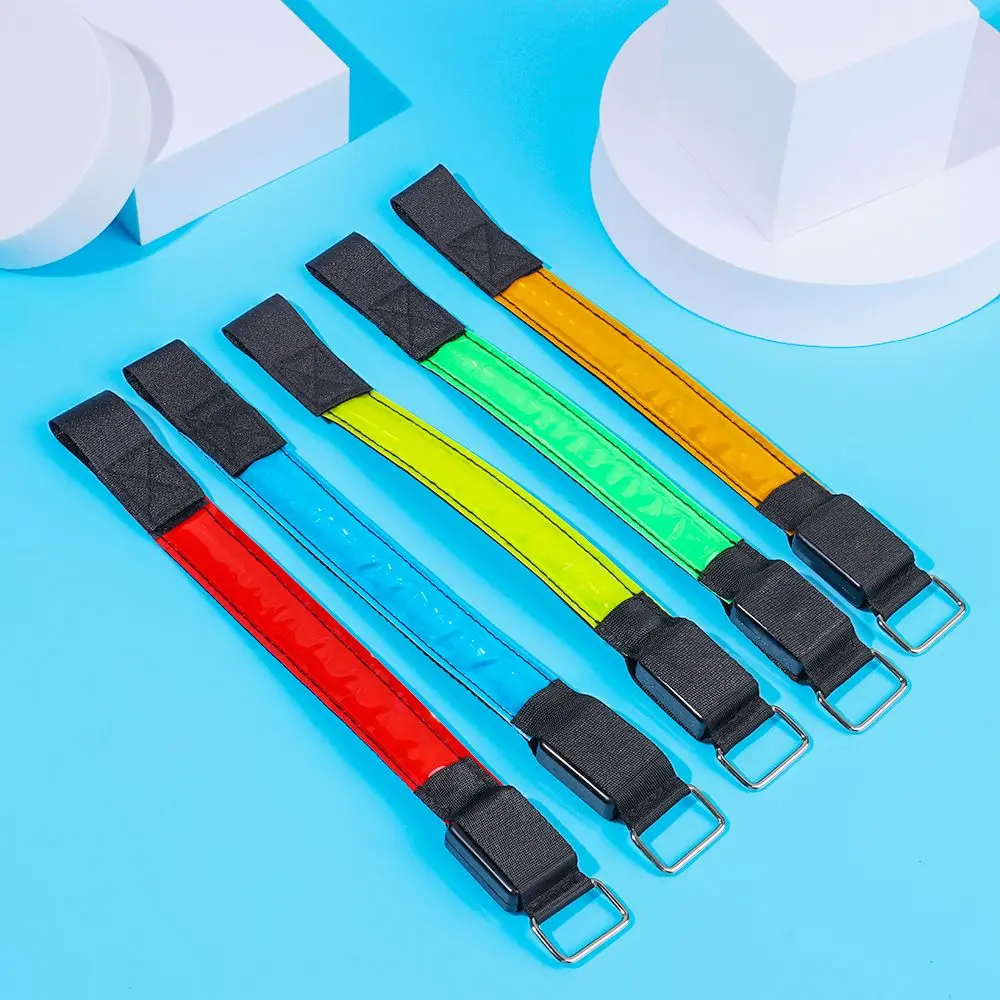 

New Outdoor Running Bracelet Sports Flashing Wristbands LED Luminous Light Running Armband Reflective Safety Belt