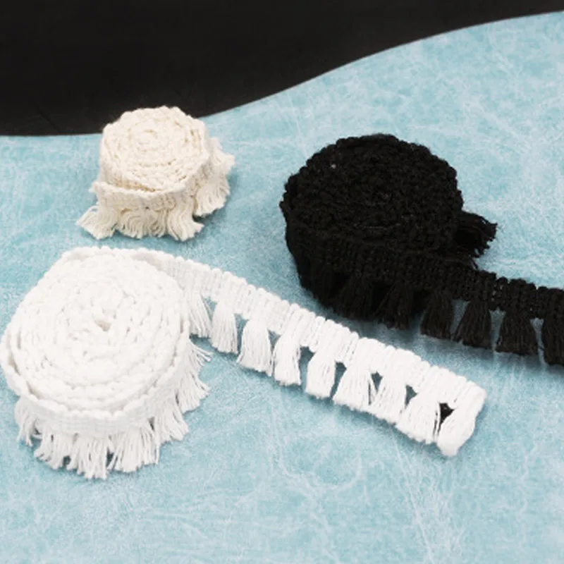 2 ярда/партия занавески из хлопчатобумажной ткани с кисточками 1 8 см|Кружево| |