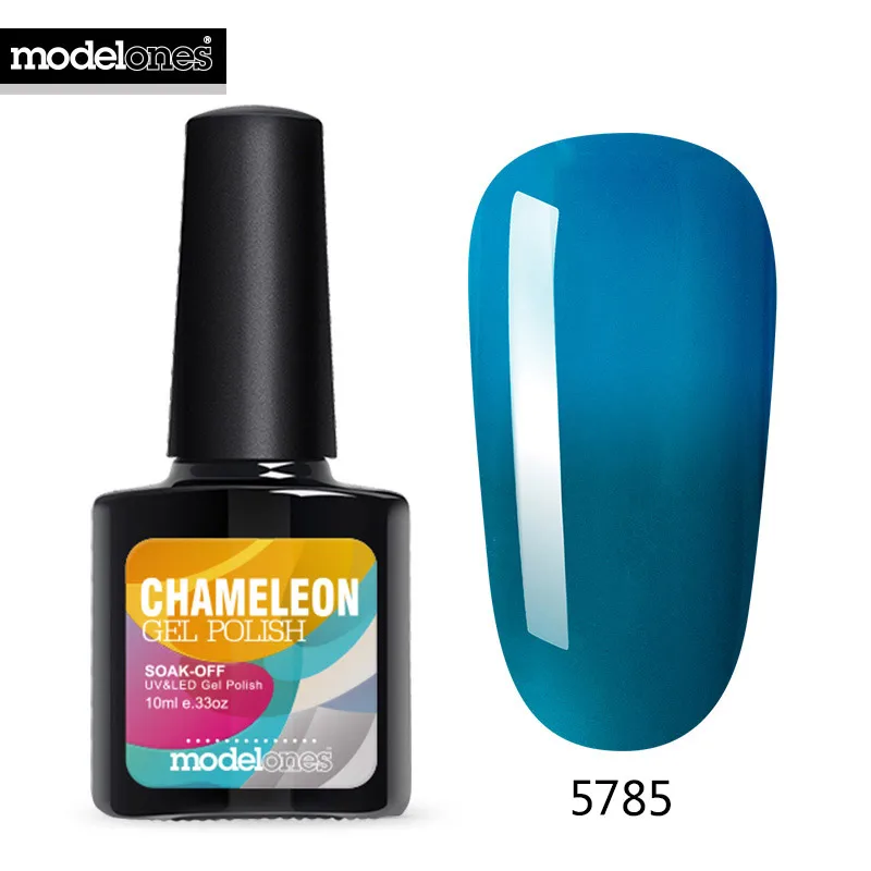 5785 Modelones карамельный цвет УФ-гель для ногтей 10 мл Горячая температура Хамелеон УФ Гель-лак для ногтей изменение цвета светодиодный гель-клей для ногтей - Цвет: 5785