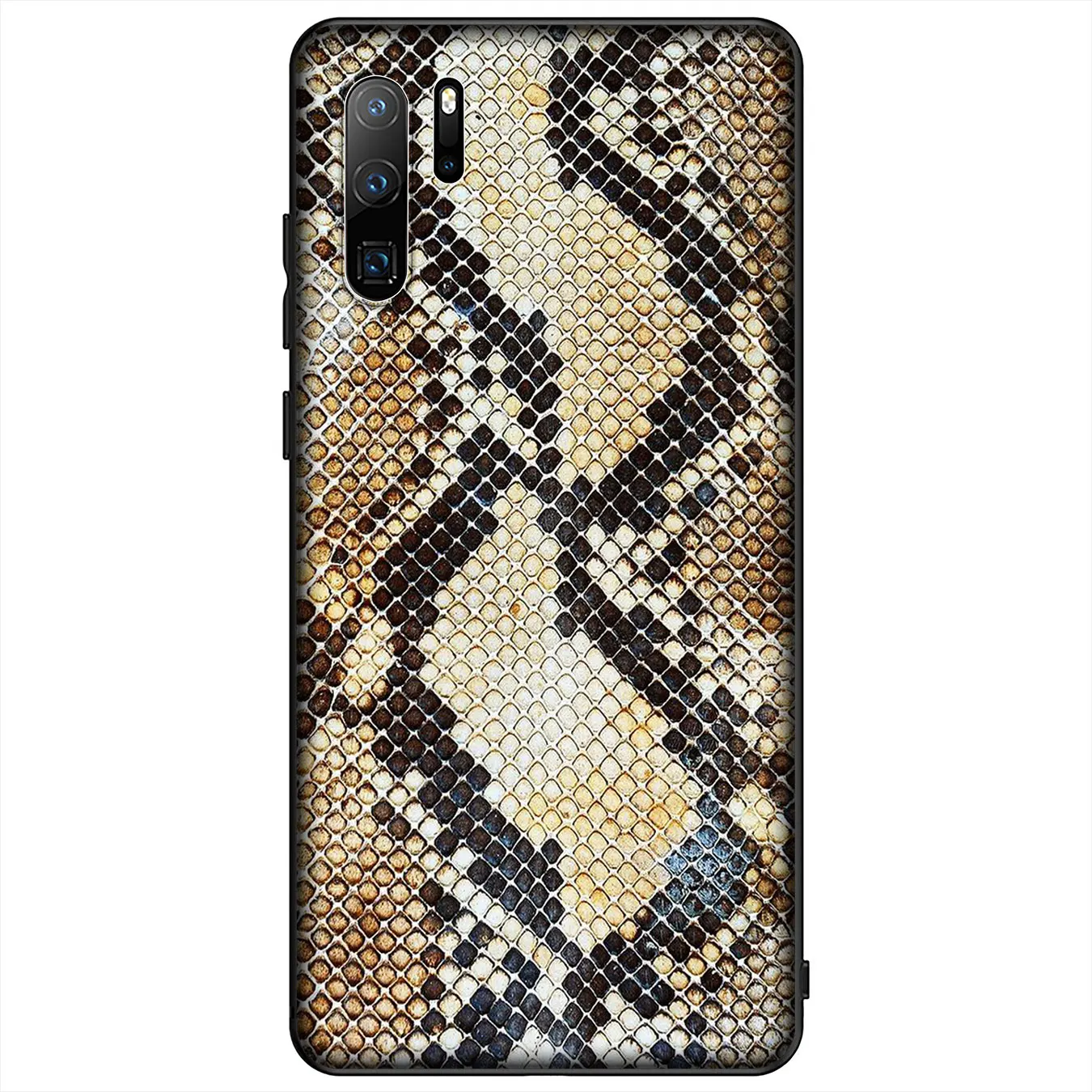 1 Змеиная Кожа DIY леопардовый рисунок мягкий силиконовый чехол для телефона huawei P30 P20 Pro P10 P9 Lite Mini чехол P Smart Z - Цвет: 1