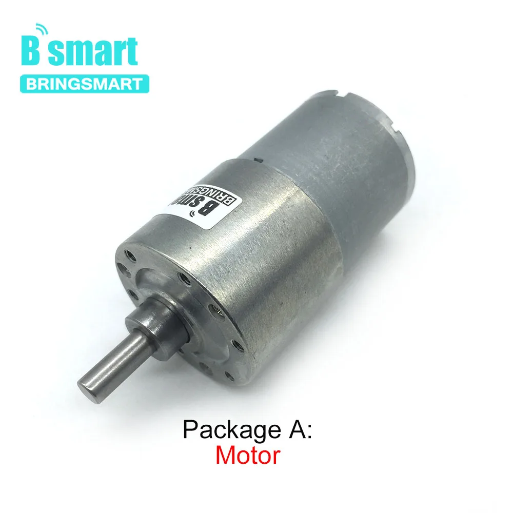 Bringsmart JGB37 3530 DC мотор редуктор 12 в мини электродвигатель 24 В Высокая турка коробка