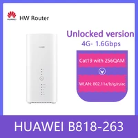 unlocked huawei b818 b818 263 4g router 3 prime lte cat19 router 4g b13578202628323840414243 wirless cpe router