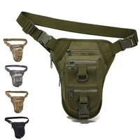 tactical bag army combat shooting waist leg bag adjustable hiking hunting waist packs military airsoft molle drop leg bags