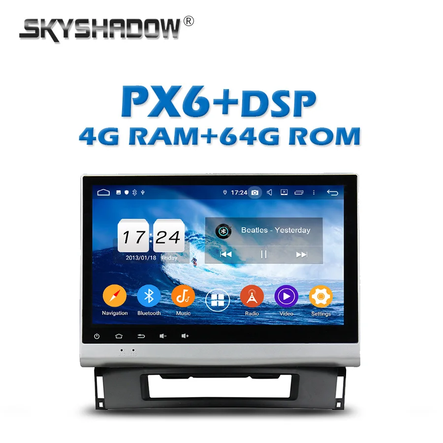 PX6 DSP IPS Android 10 0 64 Гб автомобиль радио плеер GPS карта RDS Wi-Fi Bluetooth 5 для Защитные чехлы