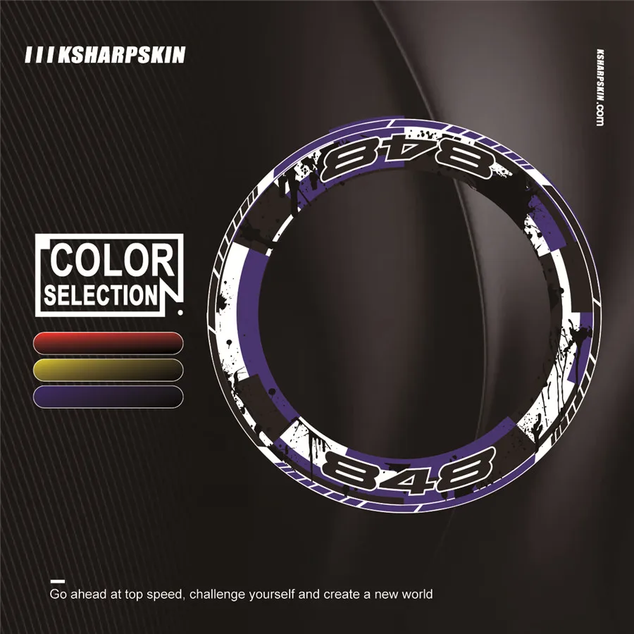 4 х Толстые края внешнее колесо наклейка полоса колеса Светоотражающие наклейки