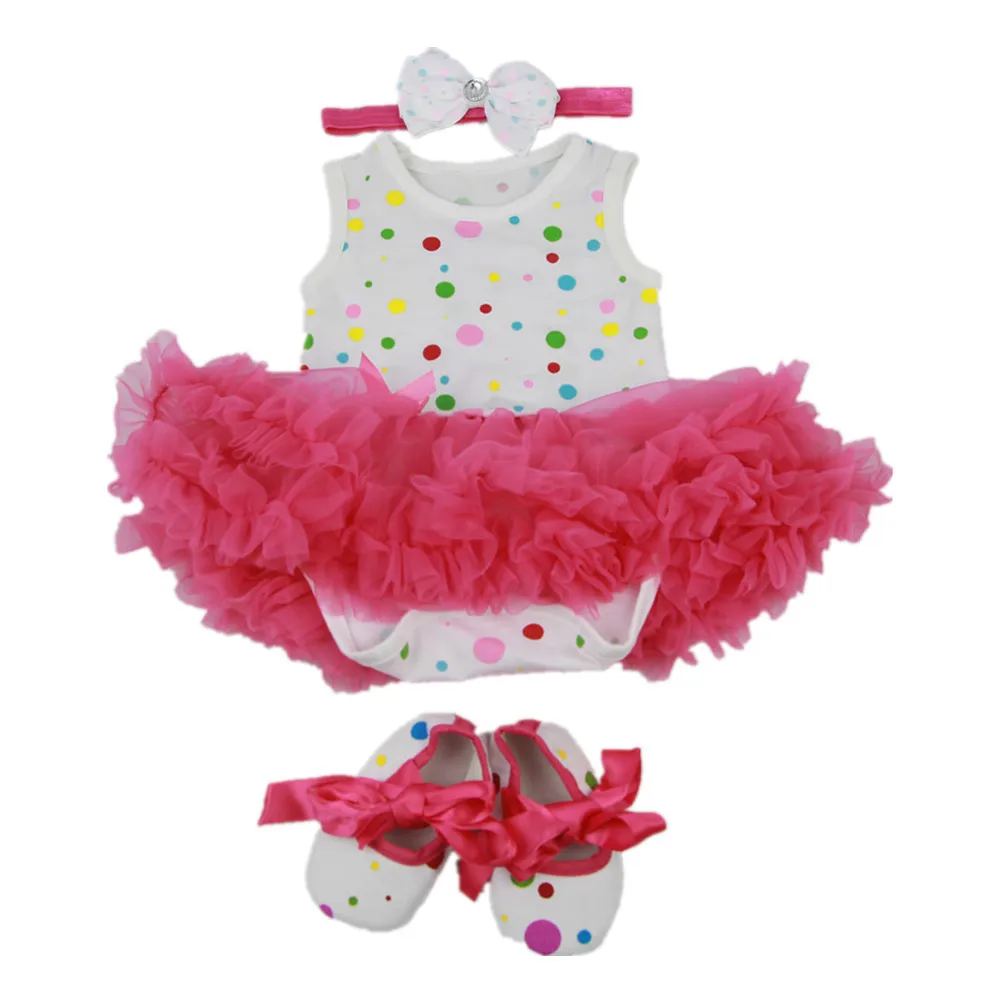 Кукольное платье высшего качества подходит для кукол новорожденных 22-23 дюйма с