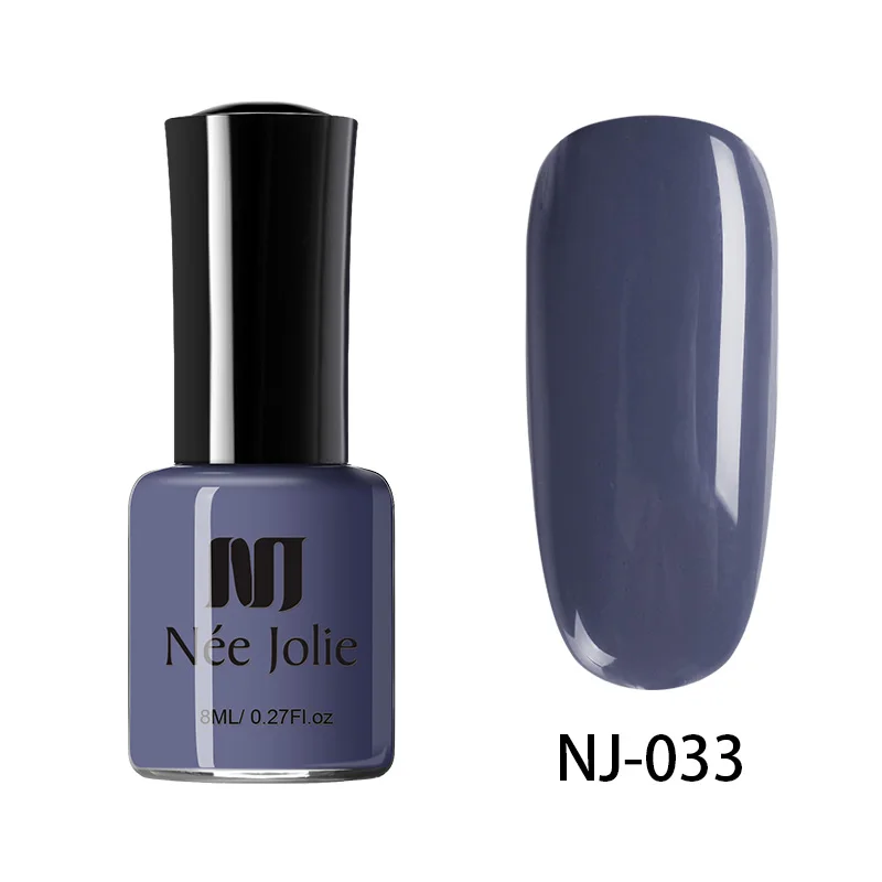 NJP-033 NEE JOLIE 8 мл Лак для ногтей чистая серия лак для ногтей Блестящий зеркальный матовый эффект лак для ногтей 66 цветов - Цвет: NJP-033