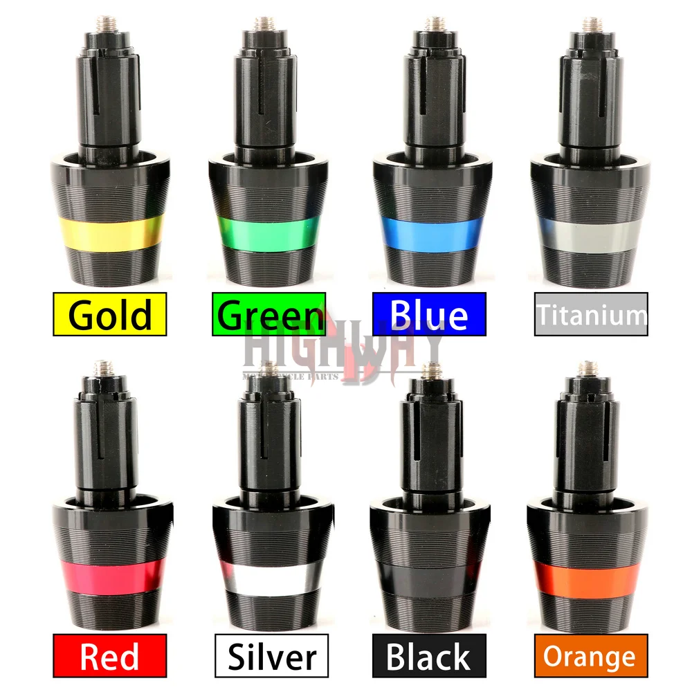 

Motorcycle Handlebar Grip Bar Ends Counterweight Cap Plug Slider For Suzuki GSX-S1000 B-KING