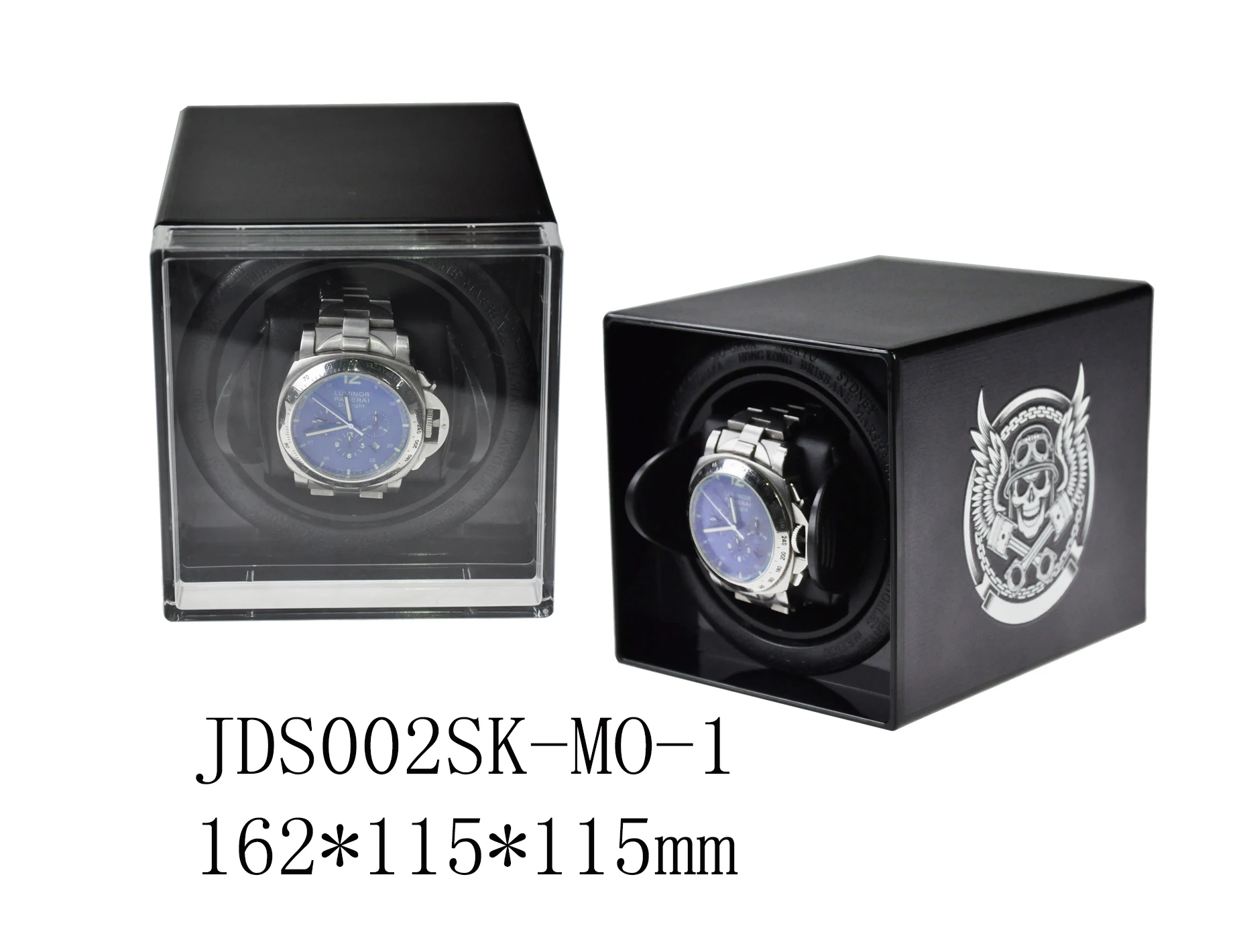 

National flag USB Power Supply Mechanical Watch Winding Box Case Motor Shaker Mini Watch Winder Holder Display Jewelry Storage