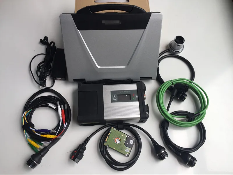 

2022.06 MB SD Connect Compact 5 with new HDD MB Star C5 Multiplexer installed in toughbook cf-52 cf52 laptop ready to use