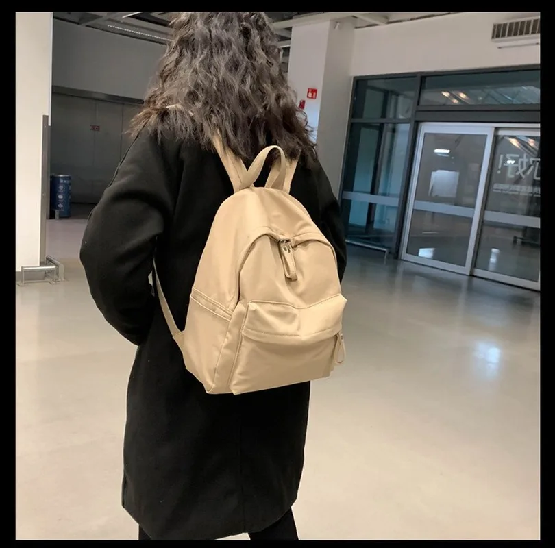 

Fashion Backpack Canvas Women Backpack Anti-theft Shoulder Bag New School Bag for Teenager Girls School Backapck Female Designer