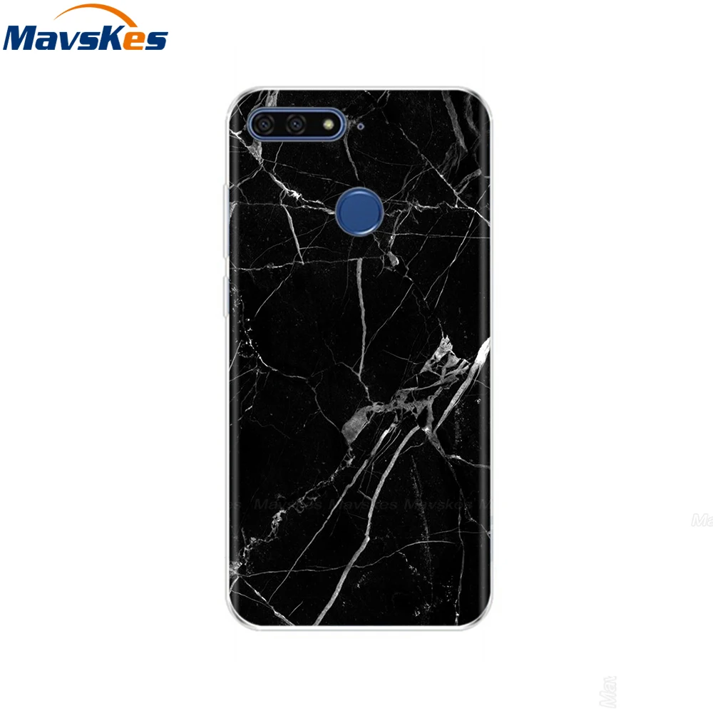 36 Чехол для huawei Honor 7C, чехол на huawei Honor7C, 5,7 дюймов, мягкий силиконовый чехол для телефона huawei Honor 7C, Aum-L41, чехлы из ТПУ - Цвет: 36